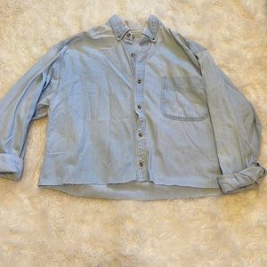 Women’s Cropped Vintage Jean Shirt